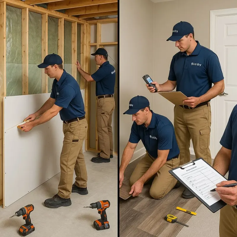 Repairs and Reconstruction process in Crossville, AL